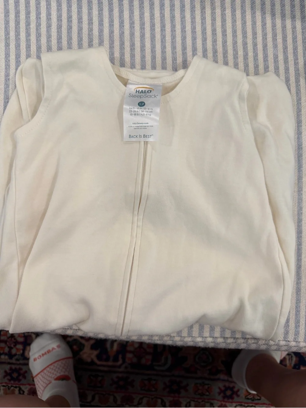 3 Halo Infant Sleep Sacks, Size Small
